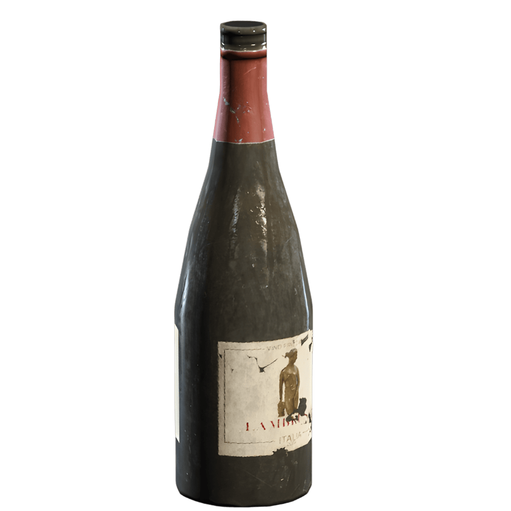 Empty Wine Bottle